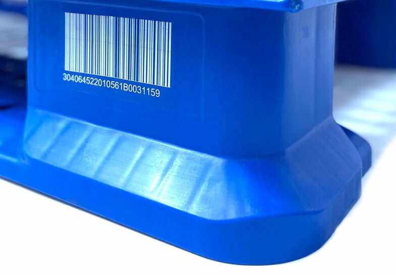 Possibility to scan the barcode of each pallet for logistic purposes.