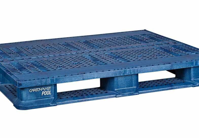 5 runner design with increased stability with all other advantages of Cartonplast 3 runner pallet.